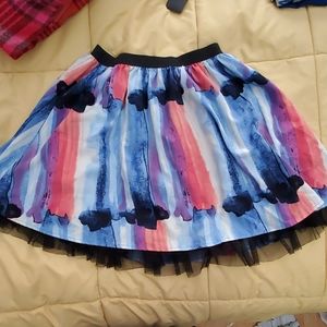 Watercolor skirt